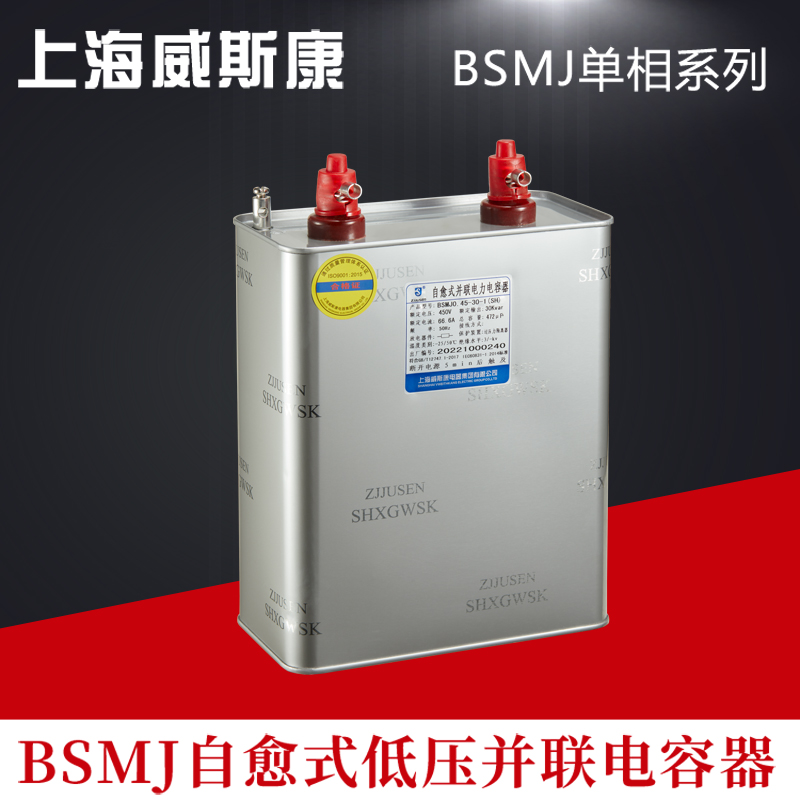 BSMJ0.25-20-1单相补偿电容器BSMJ0.45-30-1质保换新包邮开票 - 图0