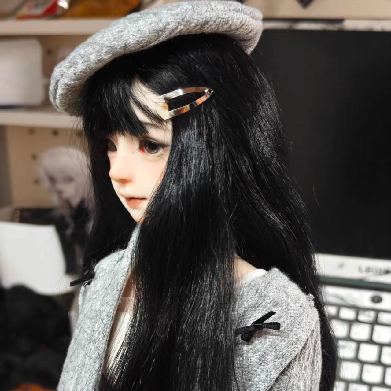 现货｜满49.9包邮/72小时固色/非酸马海毛黑色/自然卷/娃圈定制,淘宝优惠券,粉丝福利购,淘宝优惠卷