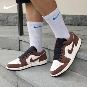 耐克男鞋新款AIR JORDAN 1女鞋AJ1经典休闲板鞋复古篮球鞋553558
