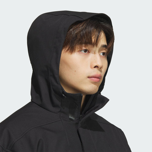 adidas阿迪达斯连帽外套冬男暖芯科技拒水梭织加绒夹克运动JM9154 - 图2