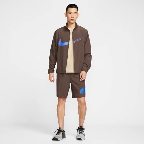 Nike耐克男子春训练健身透气速干印花立领运动茄克外套HV0395-237 - 图3