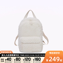 CONVERSE Converse Go Lo new men and women artificial fur casual portable double shoulder backpack 10026816-A01