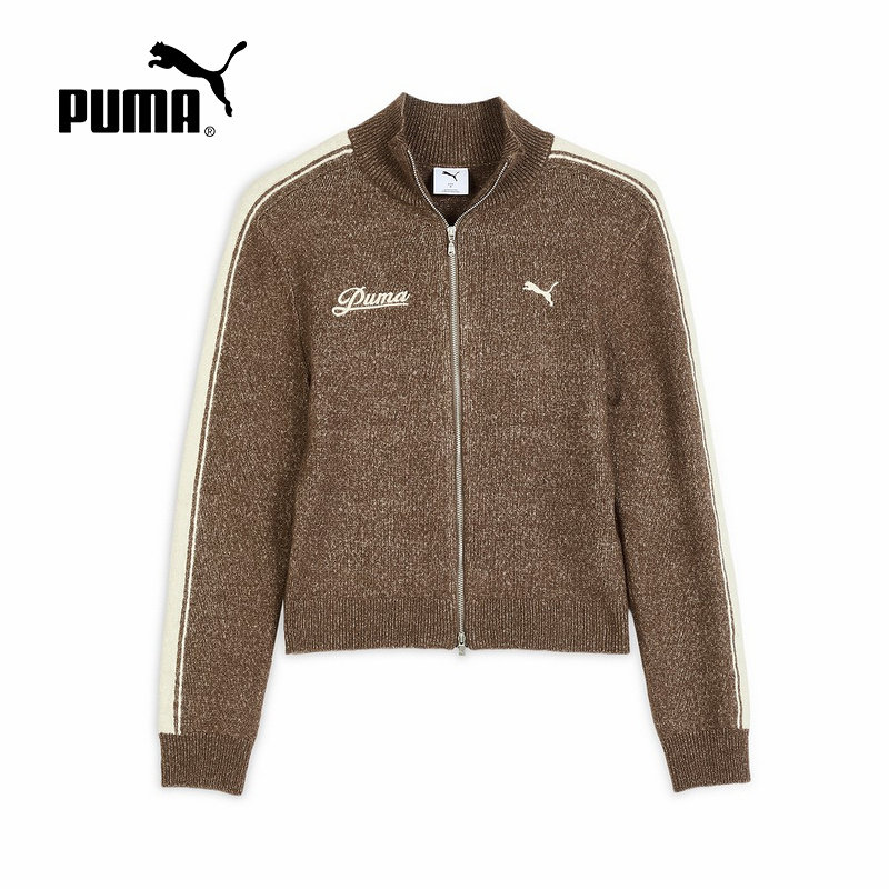 PUMA彪马冬季新款毛衣女款保暖外套运动修身短款针织衫635719-85,淘宝优惠券,粉丝福利购,淘宝优惠卷