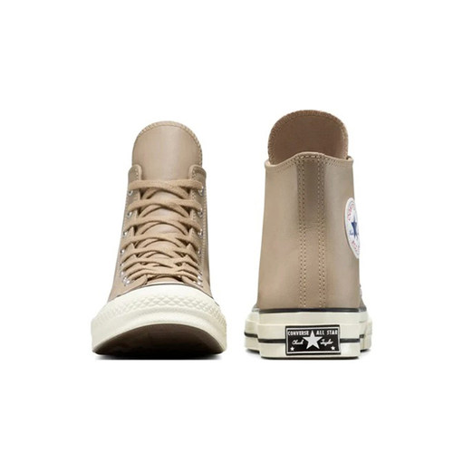 Converse匡威冬季男女同款帆布鞋高帮星星印花运动休闲鞋 A14650C - 图2