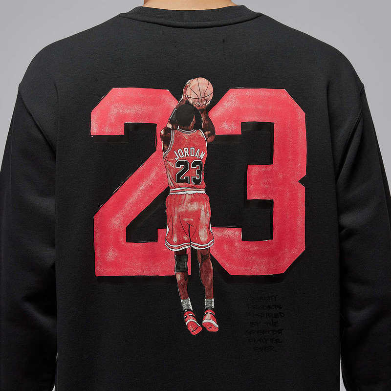 Jordan耐克男子卫衣图案圆领运动衫法式毛圈针织套头衫IR0111-045,淘宝优惠券,粉丝福利购,淘宝优惠卷