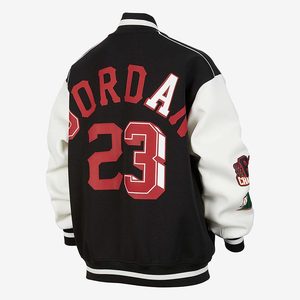 JORDAN耐克冬季新款大童装休闲运动字母印花棒球服夹克IF3746-010