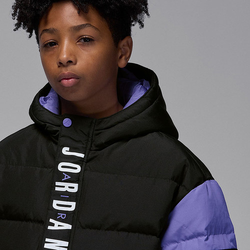 Jordan耐克男女大童短款羽绒服舒适保暖休闲防泼水夹克IR0945-527 - 图1