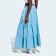 Adidas Adidas clover ruffle skirt 2026 summer women's pleated denim skirt KY8113