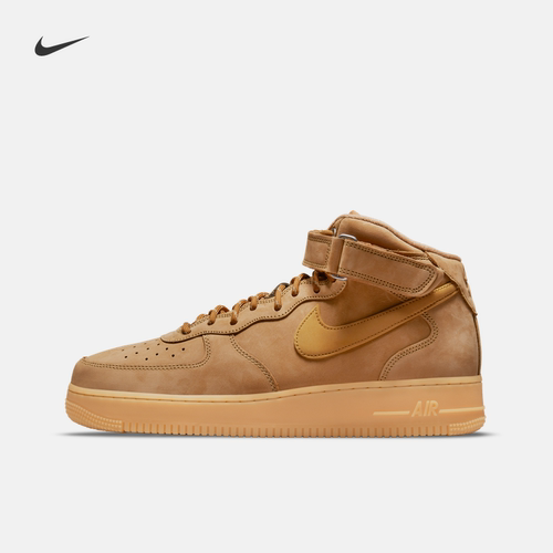 Nike耐克空军一号男鞋Air Force 1小麦色中帮运动板鞋DJ9158-200 - 图3