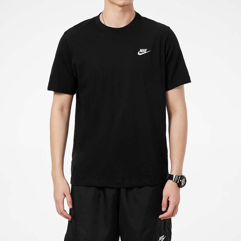 Nike耐克短袖男装2024夏季新款圆领休闲运动服T恤上衣AR4999-013 - 图1