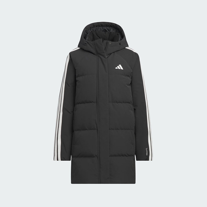 adidas阿迪达斯冬季新款女子运动休闲羽绒服中长款保暖外套KC2486,淘宝优惠券,粉丝福利购,淘宝优惠卷