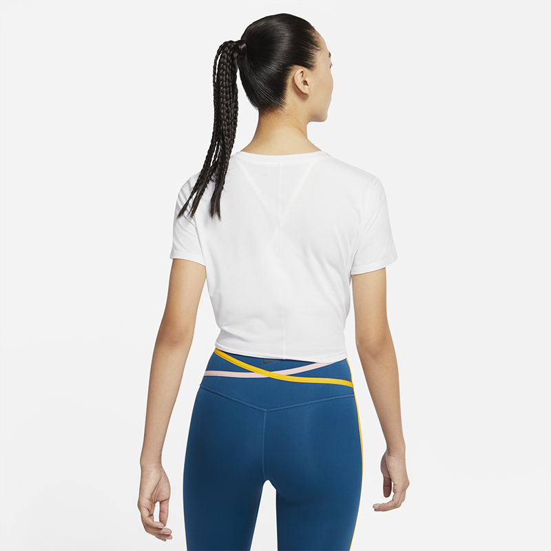 Nike耐克女装DRI-FIT ONE LUXE短袖上衣夏季T恤瑜伽DD4922-100