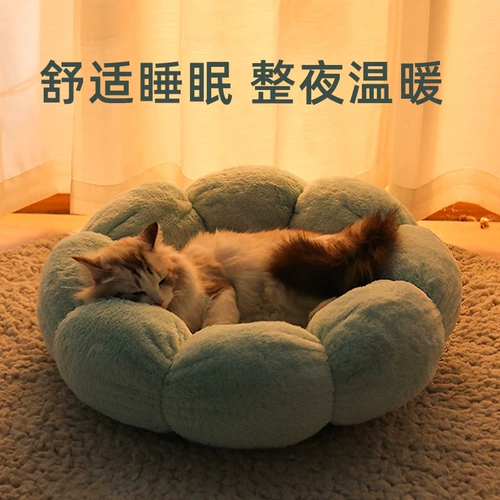 Кошачья подушка четыре сезона обыкновенные спальные зимние утолщенные домашние животные и теплые домашние животные