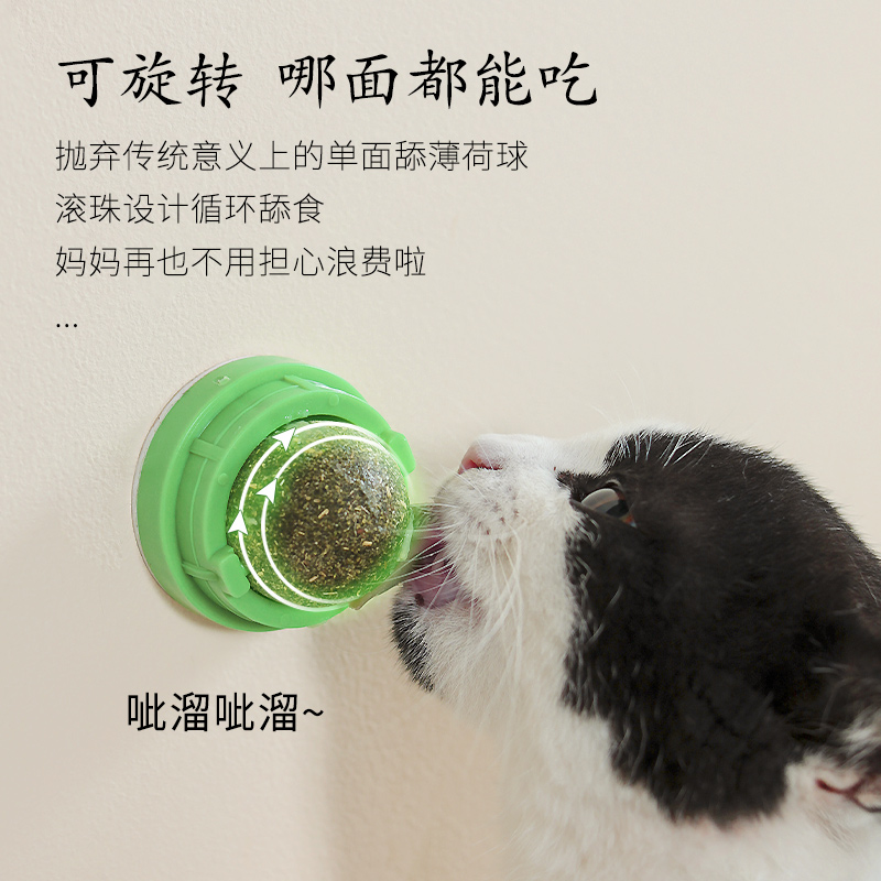 猫咪玩具磨牙棒猫薄荷球逗猫棒耐咬木天蓼自嗨解闷神器猫咪用品-图3