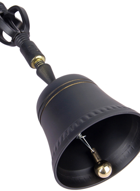 铜三清手摇铃道士铜铃铛佛铃可拆卸精致黑色佛具金刚铃