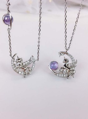 星球项链银饰原创纯银女银饰项链