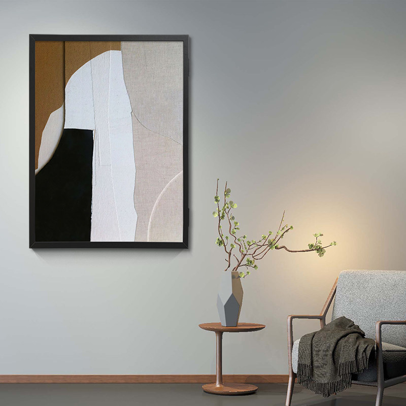 抽象电箱实木框遮挡装饰画几何形状配电箱盒子消防栓遮挡开门式画,淘宝优惠券,粉丝福利购,淘宝优惠卷