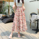 Floral Cake Skirt Printed High Waist A-Line Skirt Summer