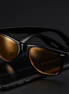 Classic Square Gaming Blue Light Blocking Glasses Men Yellow