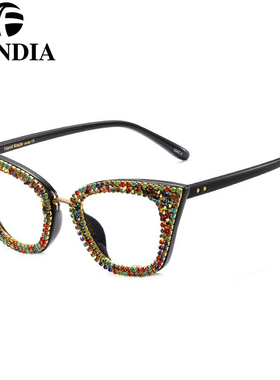 women glasses y2k lense vintage cat-eye retro eyeglasses for