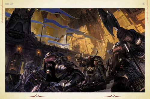 Подлинная полная война: Warhammer Warmammer Game Settings Office Officified китайская версия среднего возраста дизайн персонажей иллюстрация иллюстрация иллюстрация