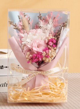 迷你小花束干花口袋花永生花教师节老师礼物七夕送男友绣球伴手礼