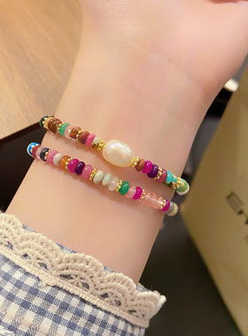 繁花文艺复古手串手链