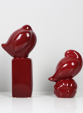 新中式风黑色样板间博古架装饰品