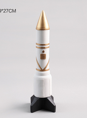 太空人火箭儿童房摆设模型工艺品