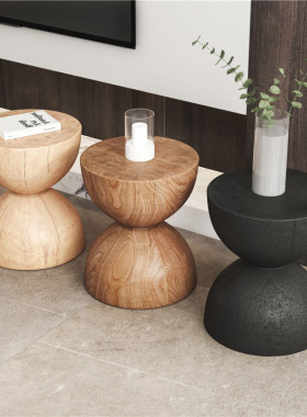 摆件玄关茶台茶几雕塑底座边角几