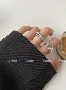 2款选高级质感山本925长条戒指