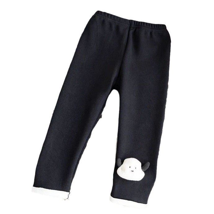 女童秋冬新品卡通加绒打底裤韩版童装女宝宝一体绒保暖外穿裤子,淘宝优惠券,粉丝福利购,淘宝优惠卷