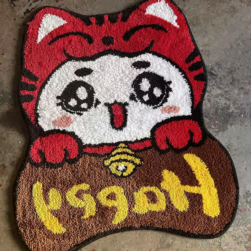 GOODBAI Nice To Meet You毛绒地毯 各种潮流圆形地垫 合集 圆垫,淘宝优惠券,粉丝福利购,淘宝优惠卷