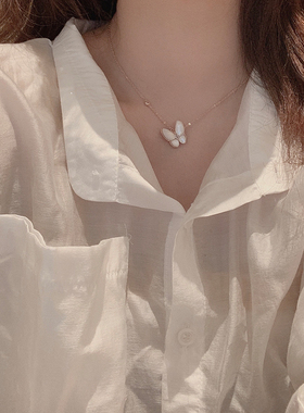 气质贝母欧诗佩锁骨链