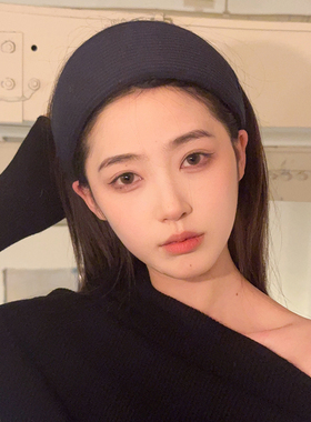 秋冬宽版发箍洋气宽边压发发饰