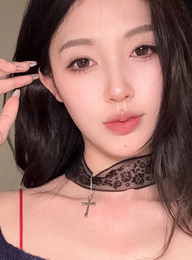 十字架蕾丝项链