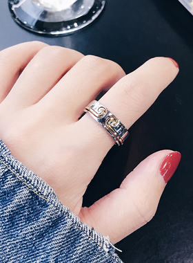 网红同款大话西游情侣钛钢对戒