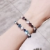 Ocean Mystery Opal Crystal Bracelet Hàn Quốc Kéo Vòng điều chỉnh Bạn gái Chuyển Vòng tay Quà tặng Nữ - Vòng đeo tay Clasp vòng ngọc bích Vòng đeo tay Clasp