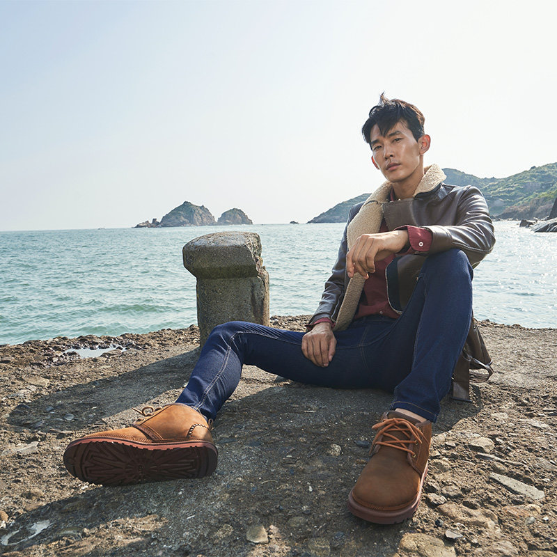【预售】ugg秋冬男士低帮绑带短靴 UGG时装靴