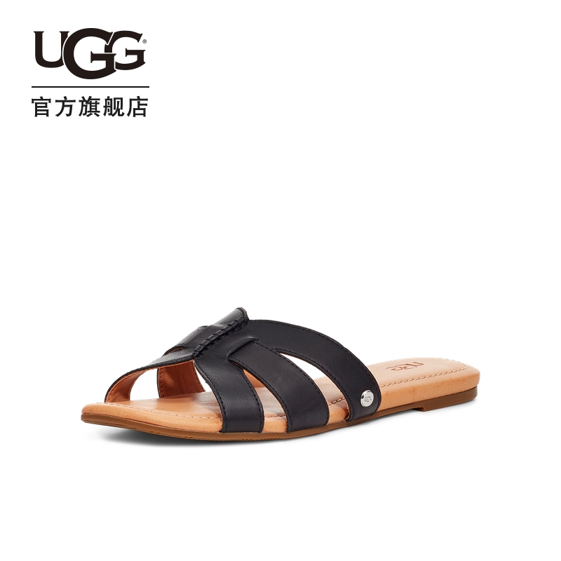 UGG2022春夏女士凉鞋经典休闲镂空时尚平底凉拖鞋 1119750