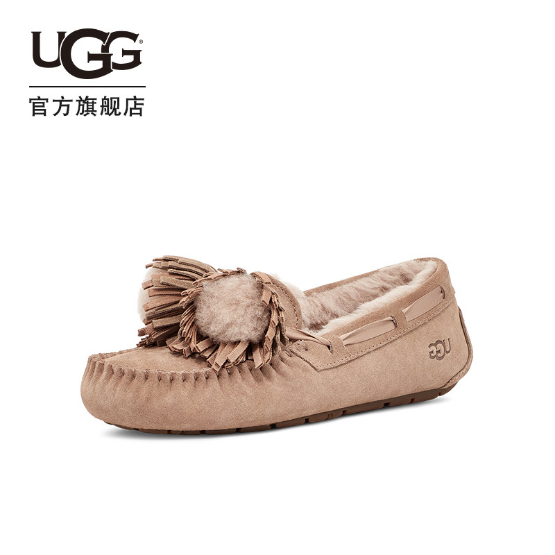 ugg2021秋冬新款平底流苏款豆豆鞋 UGG乐福鞋（豆豆鞋）