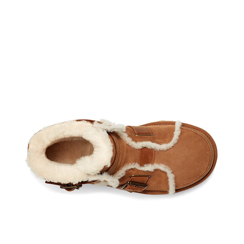 ugg2021秋冬平底溢毛休闲靴雪地靴 UGG时装靴