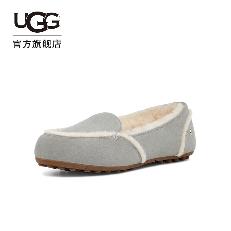 ugg2021秋冬新款溢毛一脚蹬豆豆鞋 UGG乐福鞋（豆豆鞋）
