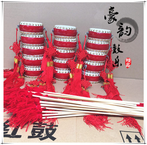 凤阳花鼓 双条鼓 花鼓 结实耐用厂家直销 手工制做舞蹈鼓 道具鼓 - 图3