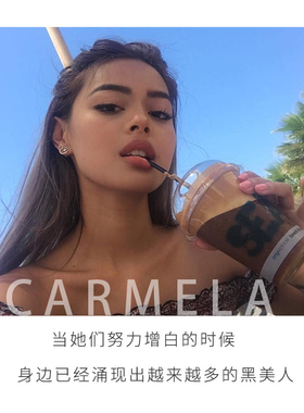依久同款小麦古铜欧美拉丁舞底妆黄黑油皮粉底液修容男女调色持久