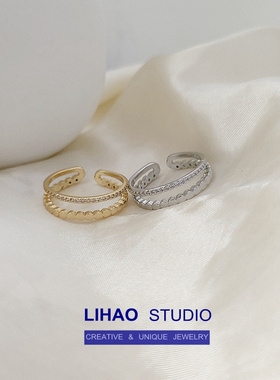 新款镂空锆石简约金属风百搭手饰