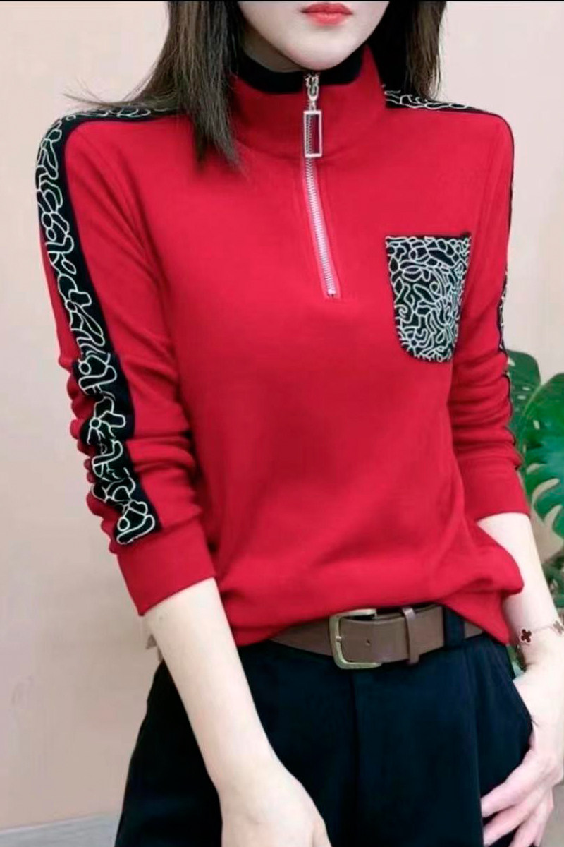 卫衣长袖秋冬款洋气半拉链双面德绒打底女上衣新款减龄显瘦小衫,淘宝优惠券,粉丝福利购,淘宝优惠卷