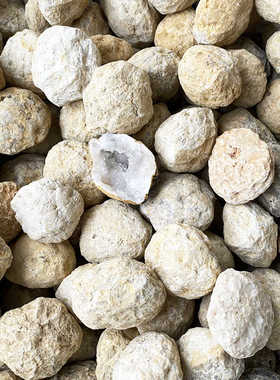 摩洛哥天然原石玛瑙洞聚宝盆白水晶摆件奇石原矿标本消磁水晶洞