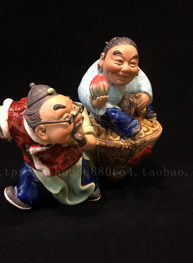 民间手工佛山陶瓷礼物送长辈客厅