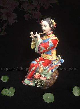 陶瓷公仔古典风创意摆件